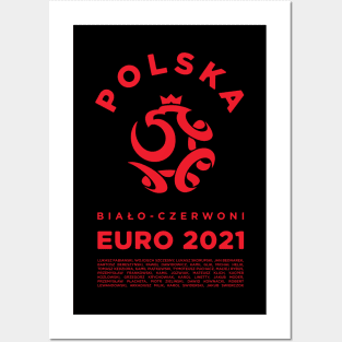 Poland Euro 2021 Posters and Art